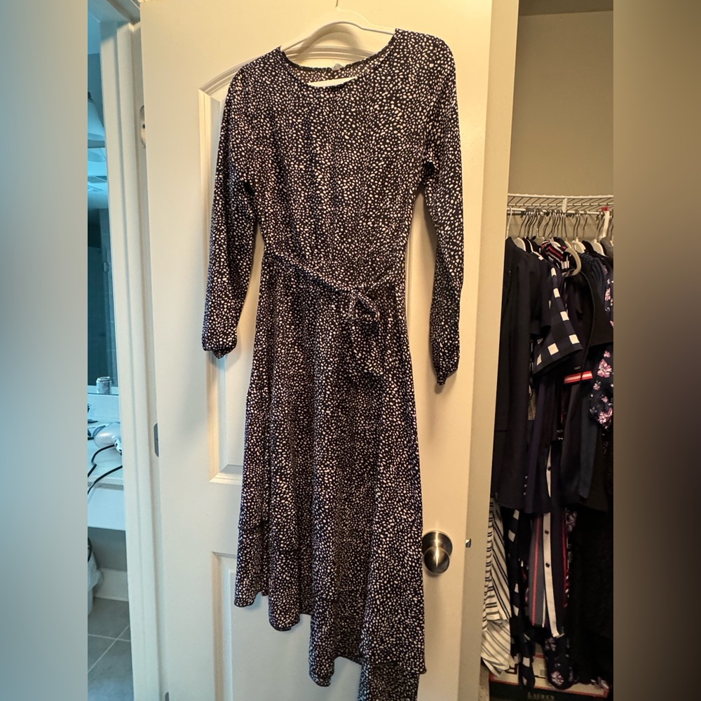 Pink Blush Polka Dot Dress